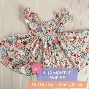 Dot Dot Smile dress 6/12 month NEW